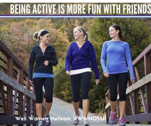Being active is more fun with friends